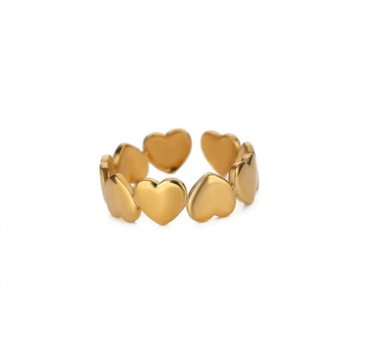 Heart Band Ring